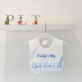 Perfect Little Thing Daddy's Boy Bib - White