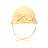 Perfect Little Thing Girls Dotty Summer Sun Hat - Lemon