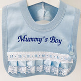 Perfect Little Thing Mummy's Boy Bib - Blue