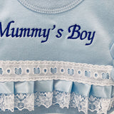 Perfect Little Thing Mummy's Boy Bib - Blue