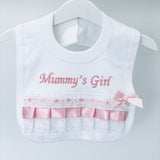 Perfect Little Thing Mummy's Girl Bib - White