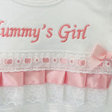 Perfect Little Thing Mummy's Girl Bib - White