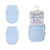 Perfect Little Thing Pack of 2 Baby Scratch Mittens - Blue