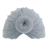 Soft Touch Baby Donut Hat - Grey