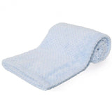 Soft Touch Baby Waffle Blanket - Blue