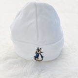 Peter Rabbit New Peter Cotton Beanie Hat - White