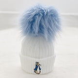 Peter Rabbit New Peter Rabbit 1 Blue Pom Hat - White & Blue