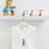 Peter Rabbit New Bib - White