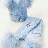 Peter Rabbit New Hat & Scarf - Blue