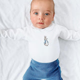 Babidu Peter Rabbit New Long Sleeve Vest With Collar - Blue Trim