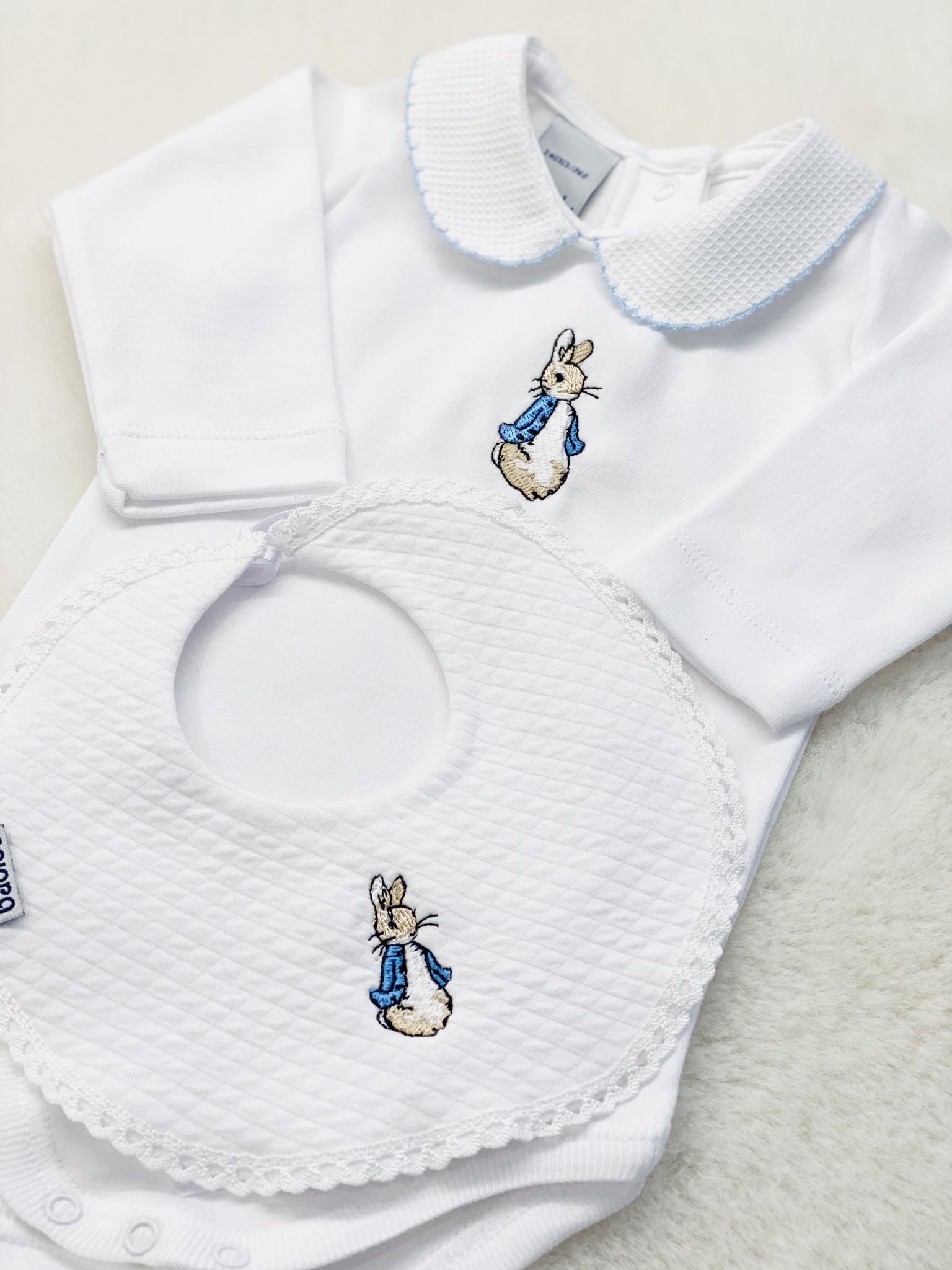 Peter Rabbit Vest With Collar - Blue Trim – Perfect Little Thing