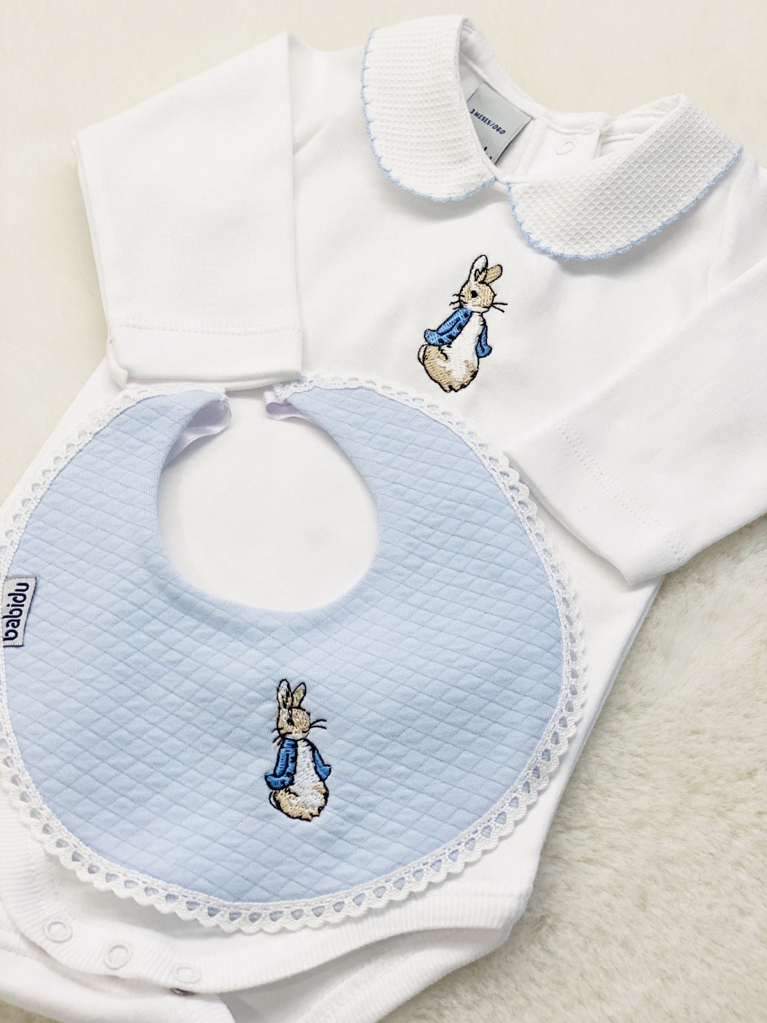 Peter Rabbit Vest With Collar - Blue Trim – Perfect Little Thing