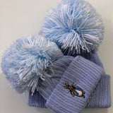 Peter Rabbit Wool Pom Hat Blue