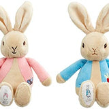 Peter & Flopsy Rabbit Rattle Teddy