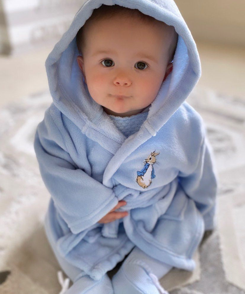 Boys Peter Rabbit Dressing Gown - Blue