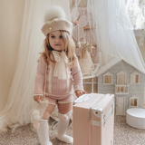 Petite Maison Girls Cream Wool Beret