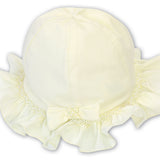 Sarah Louise Hand Smocked Sun Hat - Lemon