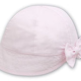 Sarah Louise Baby Pink Sun Hat With Bow