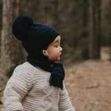 Satila Big Pom Hat Purl - Navy