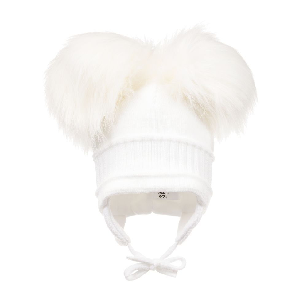 Satila Double Pom Hat Tindra - White