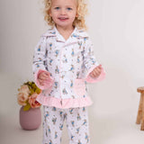 Girls Peter Rabbit Print Cotton Pjs