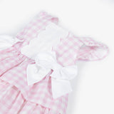 Baby Girls Pink & White Gingham Dress