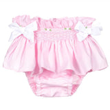 Caramelo Kids Hand Smocked Ruffle Jam Pants