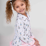 Girls Peter Rabbit Print Cotton Pjs-March Delivery