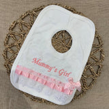 Perfect Little Thing Mummy's Girl Bib - White