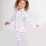 Girls Peter Rabbit Print Cotton Pjs-March Delivery