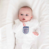 Baby Boy's England Football Babygrow And Bib