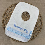 Perfect Little Thing Mummy's Boy Bib - White