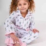 Girls Peter Rabbit Print Cotton Pjs-March Delivery