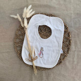 Flopsy Bunny White Bib