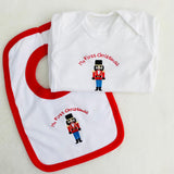 Perfect Little Thing My First Christmas Nutcracker Baby Grow And Bib