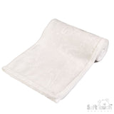 Soft Touch Baby Unisex Embossed Wrap Blanket - White Animals