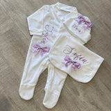 Perfect Little Thing Personalised Babygrow and Bib