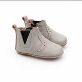 Paris Olivia Grey And Pink Pre Walker Leather Boot