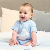 Dandelion Boys Bunny Romper - Blue