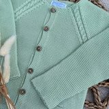 Baby Boys Green Knitted Cardigan 6 Months