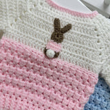 Pre-Order Baby Easter Handmade Knitted Jumper - Pink