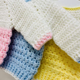 Pre-Order Baby Easter Handmade Knitted Jumper - Lemon