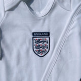 Baby Boy's England Football Babygrow And Bib