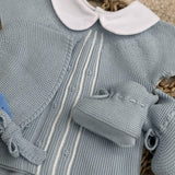 Boys Blue knitted Four Piece Outfit 3 Months