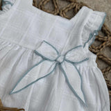 Girls White Dress and Knickers Set 3 Months