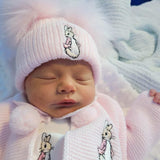 Flopsy Bunny Two Pink Pom Hat - Pink