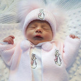 Flopsy Bunny Two Pink Pom Hat - Pink