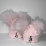 Flopsy Bunny Two Pink Pom Hat - Pink