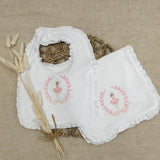 Perfect Little Thing Baby's Bib & Burp Cloth Set