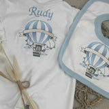 Hot Air Balloon Babygrow Set